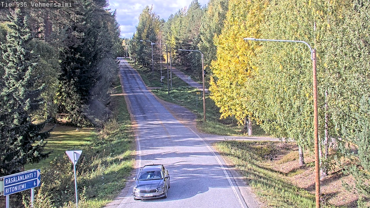 Weather Camera Image Road 536 Kuopio, Vehmersalmi, Kuopio, Pohjois-Savo