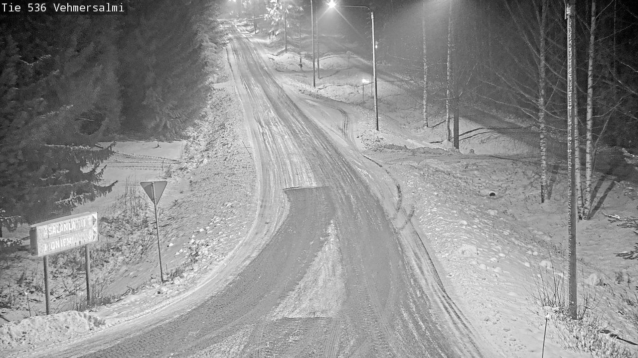 Weather Camera Image Road 536 Kuopio, Vehmersalmi, Kuopio, Pohjois-Savo