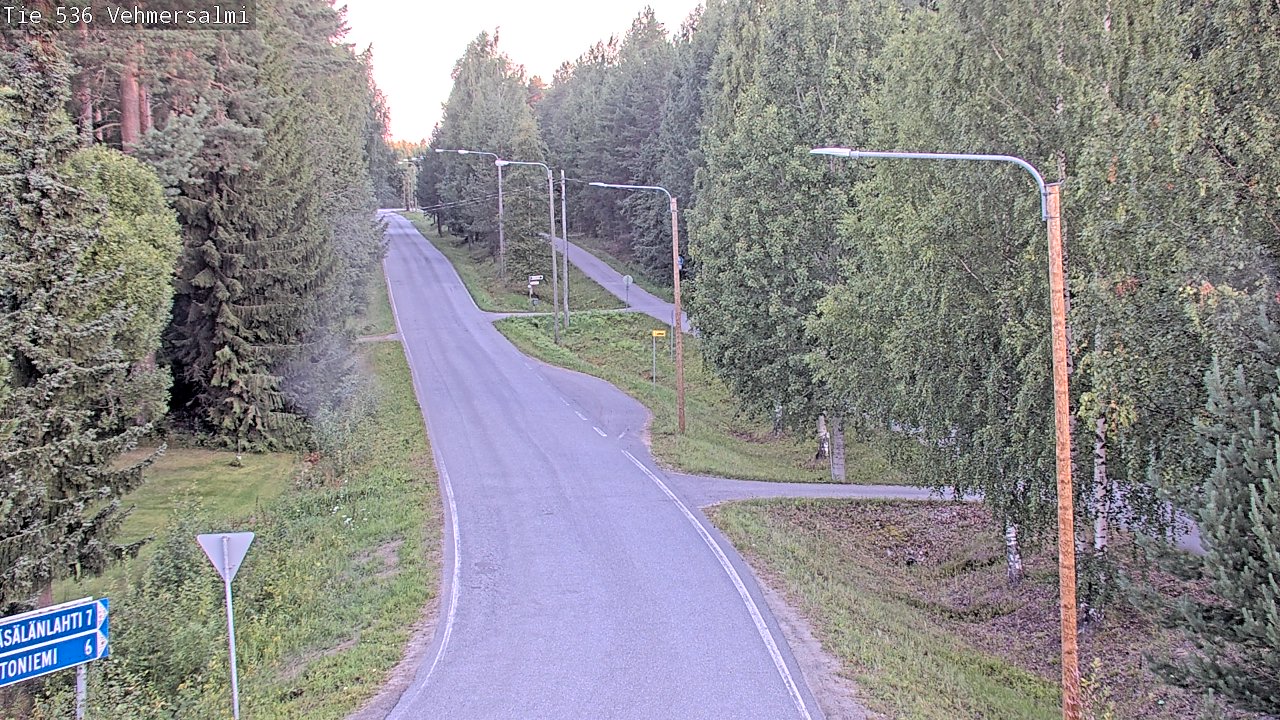 Kelikamerat Kuva Tie 536 Kuopio, Vehmersalmi, Kuopio, Pohjois-Savo
