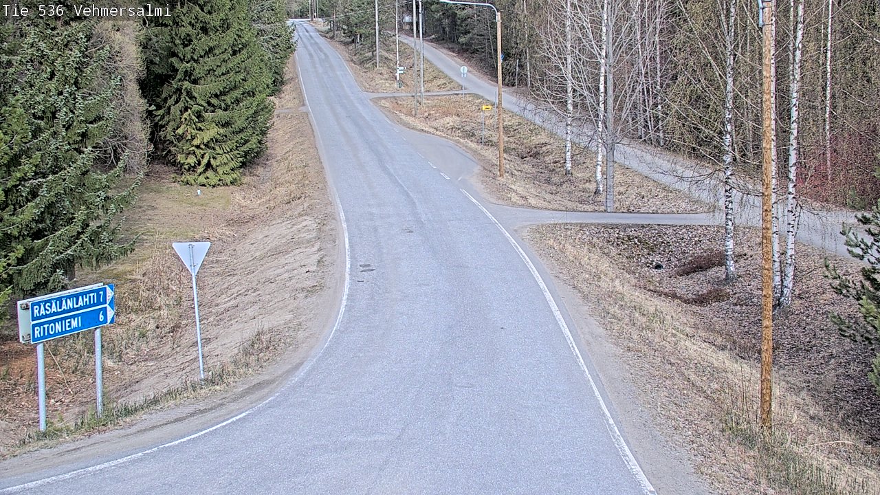 Kelikamerat Kuva Tie 536 Kuopio, Vehmersalmi, Kuopio, Pohjois-Savo