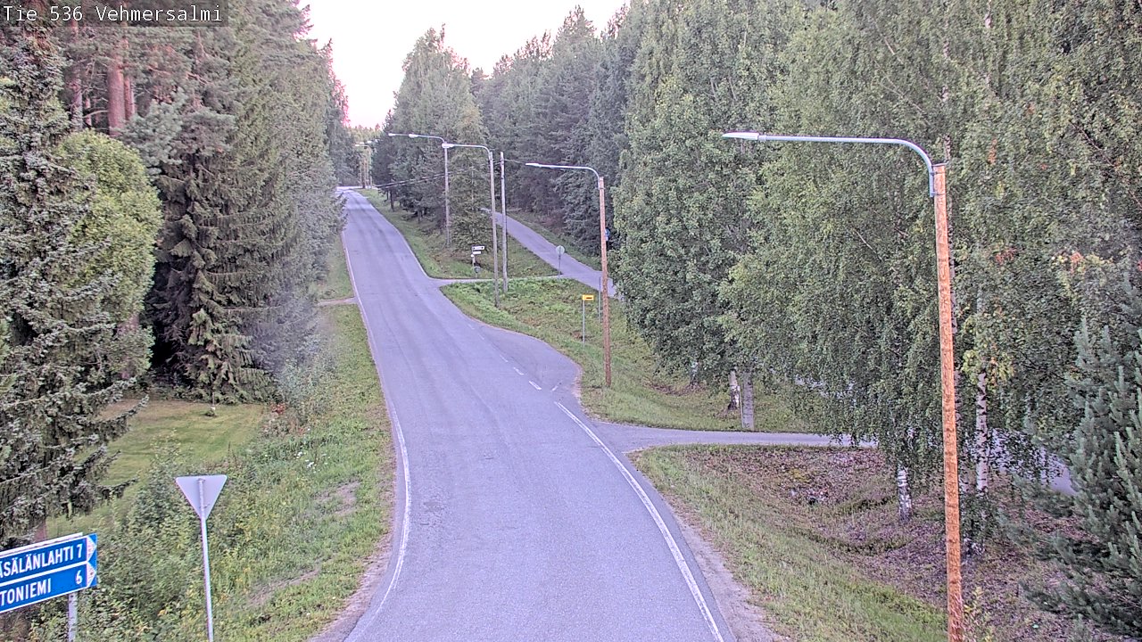 Kelikamerat Kuva Tie 536 Kuopio, Vehmersalmi, Kuopio, Pohjois-Savo