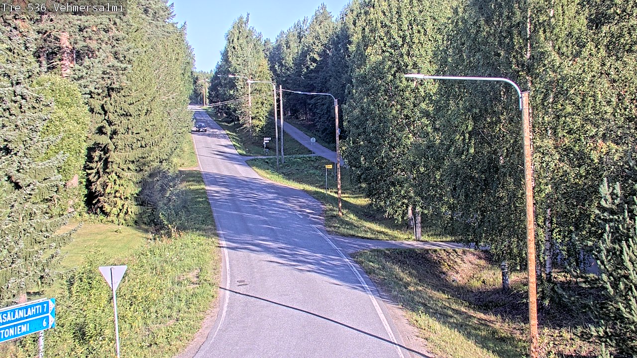 Kelikamerat Kuva Tie 536 Kuopio, Vehmersalmi, Kuopio, Pohjois-Savo