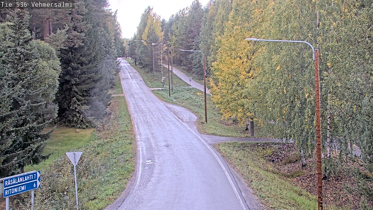 Weather Camera Image Road 536 Kuopio, Vehmersalmi, Kuopio, Pohjois-Savo