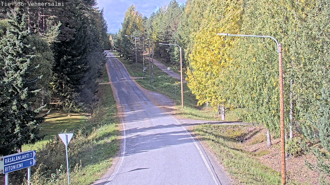 Weather Camera Image Road 536 Kuopio, Vehmersalmi, Kuopio, Pohjois-Savo