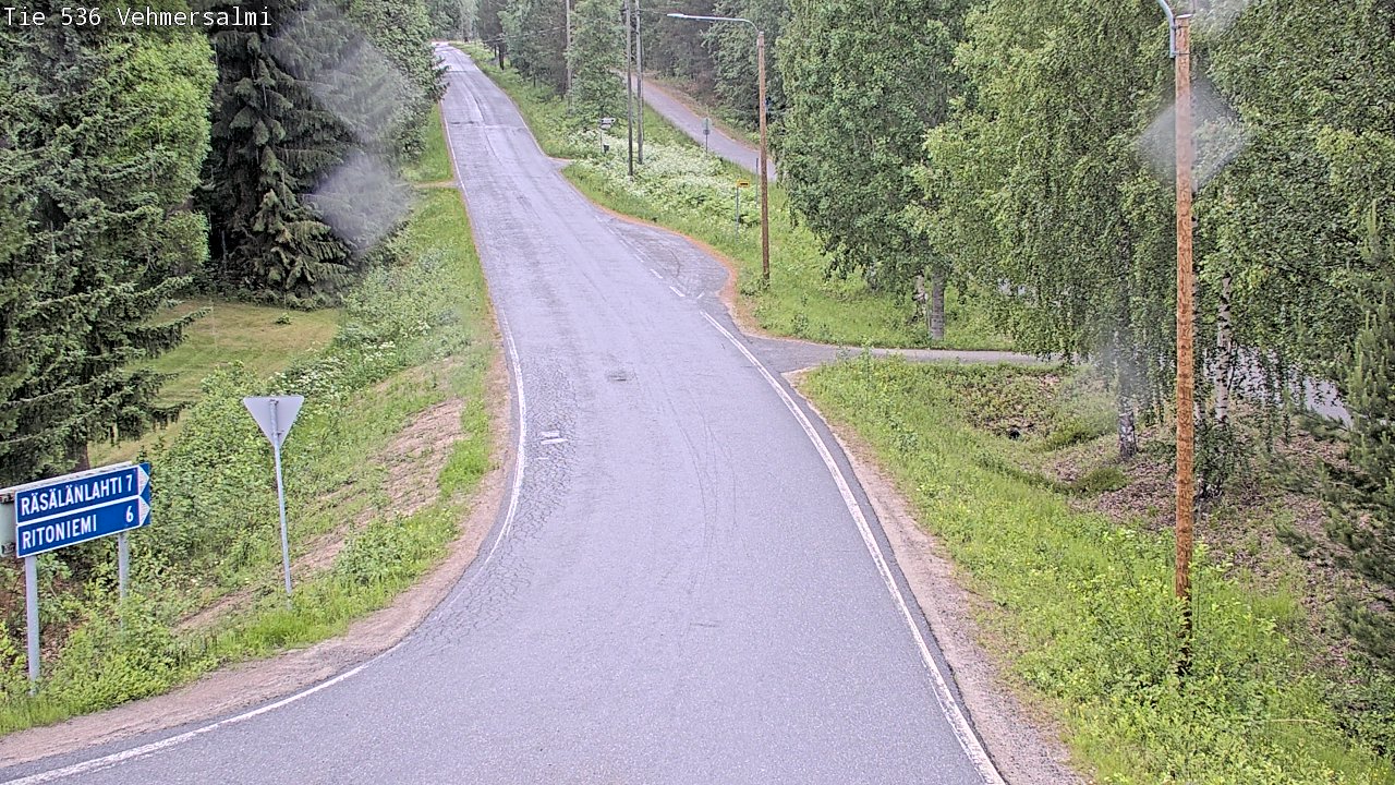Kelikamerat Kuva Tie 536 Kuopio, Vehmersalmi, Kuopio, Pohjois-Savo
