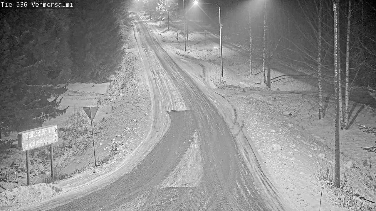 Weather Camera Image Road 536 Kuopio, Vehmersalmi, Kuopio, Pohjois-Savo