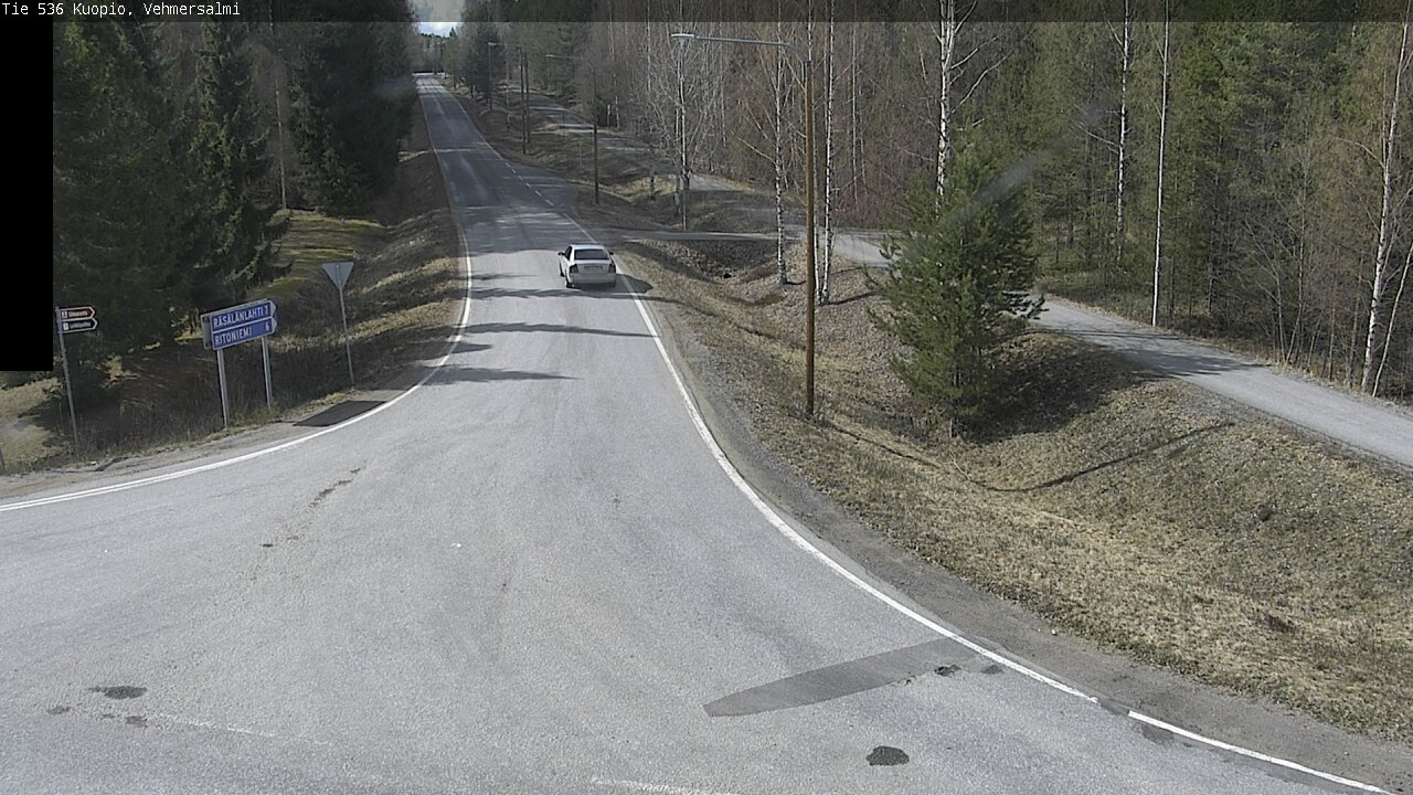 Weather Camera Image Road 536 Kuopio, Vehmersalmi, Kuopio, Pohjois-Savo