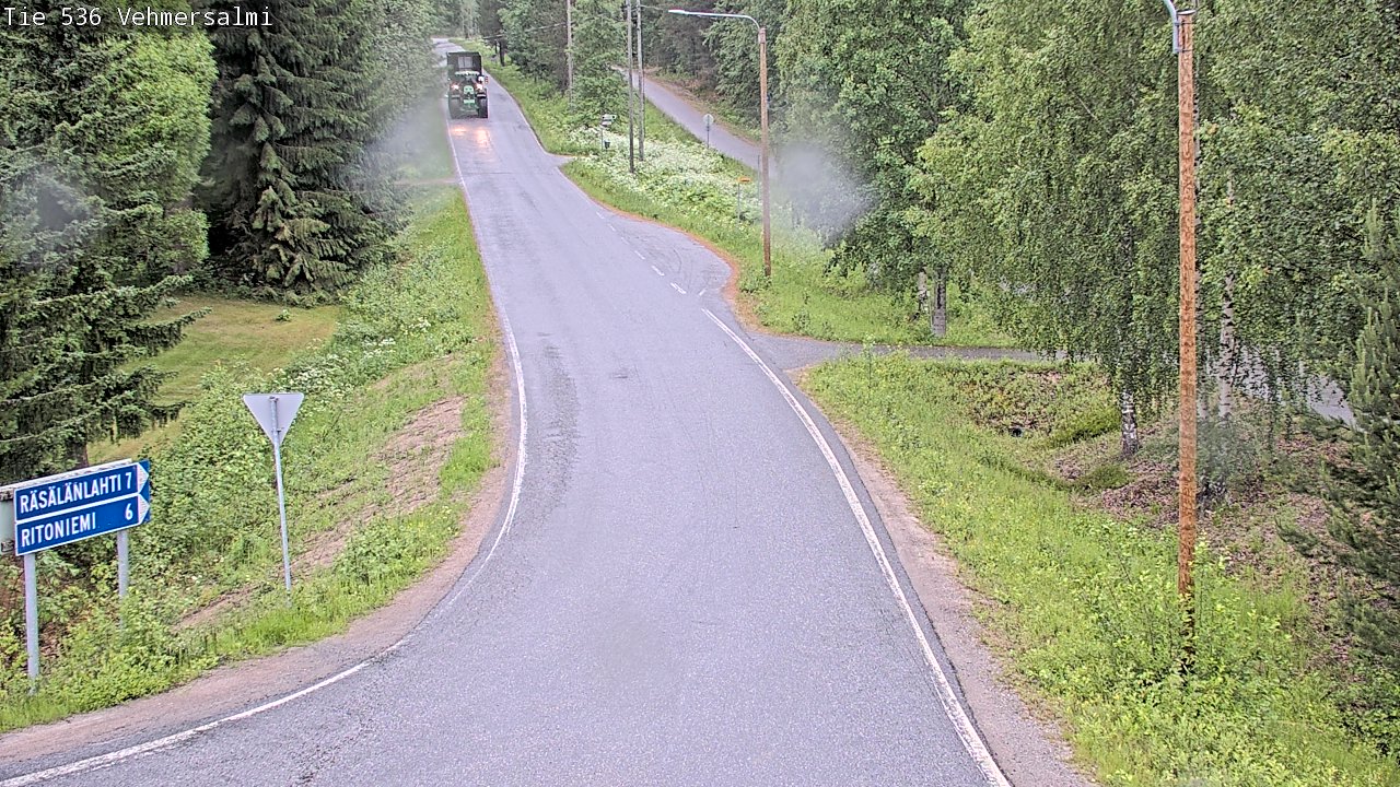 Kelikamerat Kuva Tie 536 Kuopio, Vehmersalmi, Kuopio, Pohjois-Savo