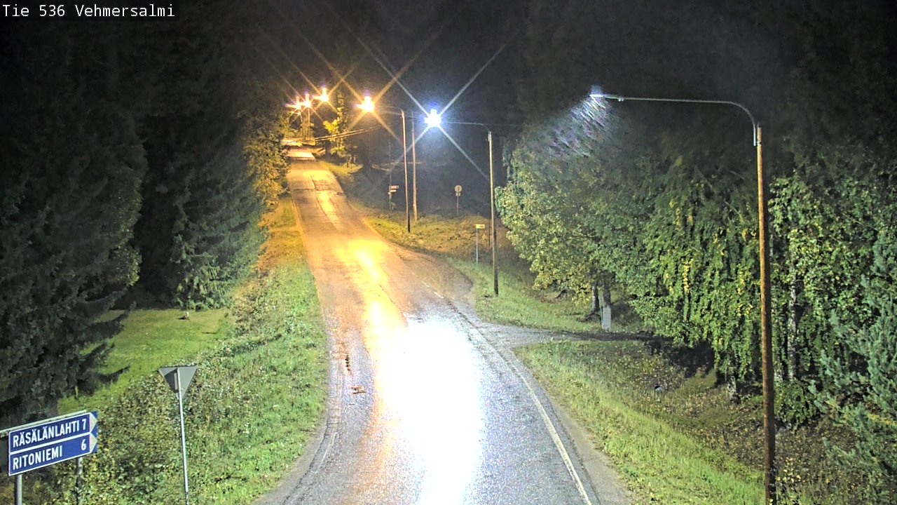 Weather Camera Image Road 536 Kuopio, Vehmersalmi, Kuopio, Pohjois-Savo