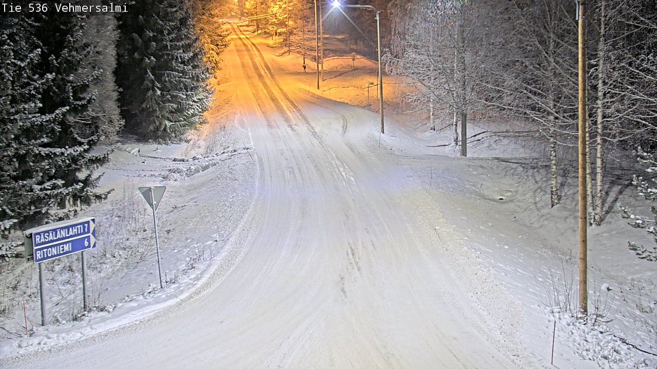 Kelikamerat Kuva Tie 536 Kuopio, Vehmersalmi, Kuopio, Pohjois-Savo