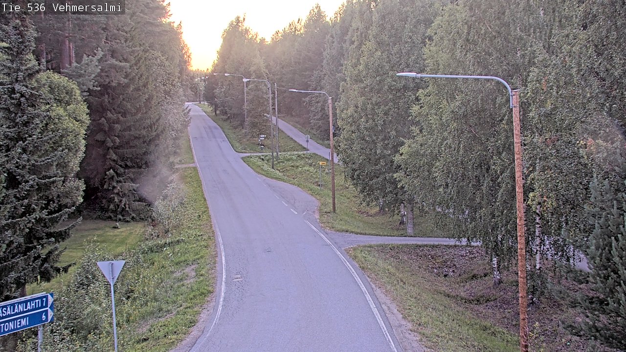 Kelikamerat Kuva Tie 536 Kuopio, Vehmersalmi, Kuopio, Pohjois-Savo