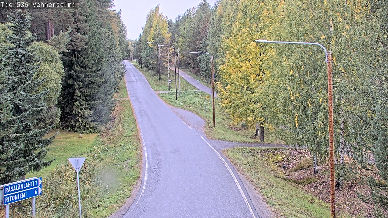 Weather Camera Image Road 536 Kuopio, Vehmersalmi, Kuopio, Pohjois-Savo