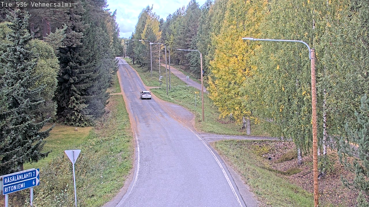 Weather Camera Image Road 536 Kuopio, Vehmersalmi, Kuopio, Pohjois-Savo