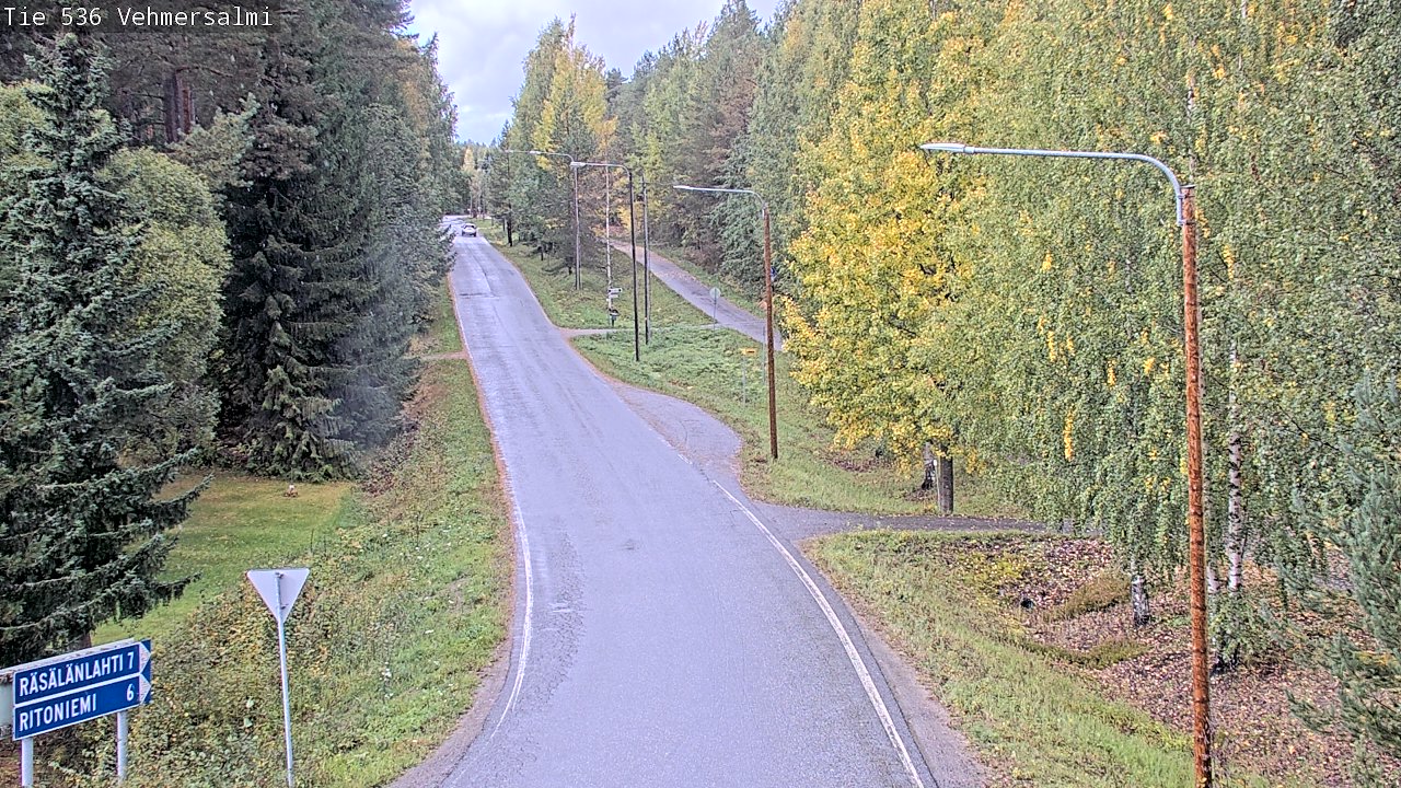 Weather Camera Image Road 536 Kuopio, Vehmersalmi, Kuopio, Pohjois-Savo