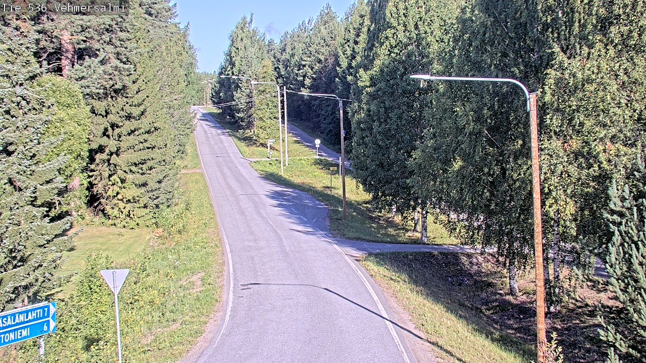 Kelikamerat Kuva Tie 536 Kuopio, Vehmersalmi, Kuopio, Pohjois-Savo