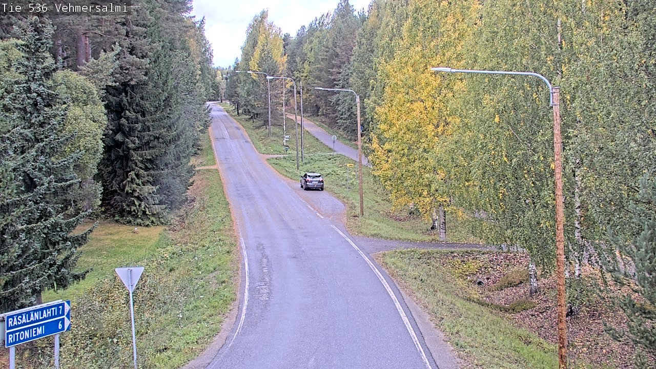 Weather Camera Image Road 536 Kuopio, Vehmersalmi, Kuopio, Pohjois-Savo