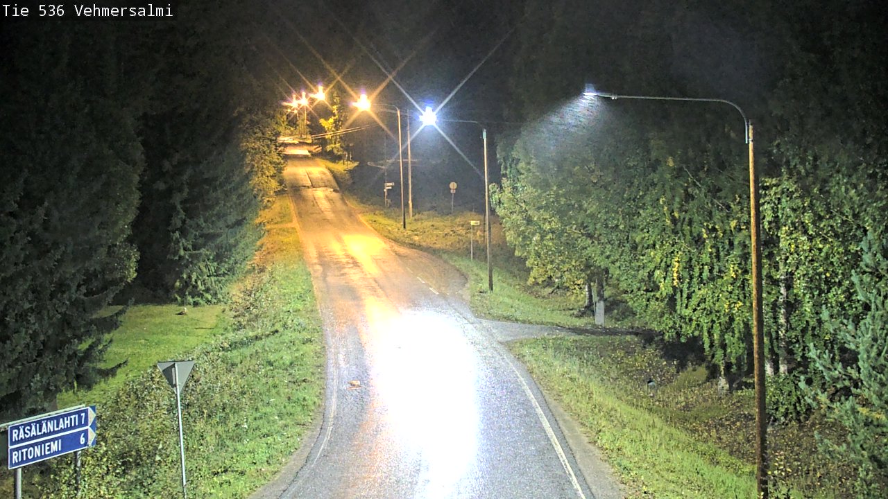 Weather Camera Image Road 536 Kuopio, Vehmersalmi, Kuopio, Pohjois-Savo