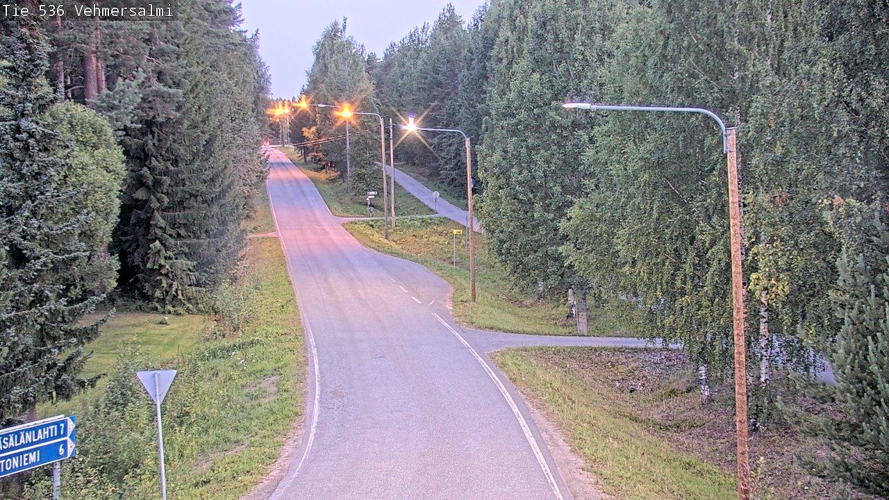 Kelikamerat Kuva Tie 536 Kuopio, Vehmersalmi, Kuopio, Pohjois-Savo
