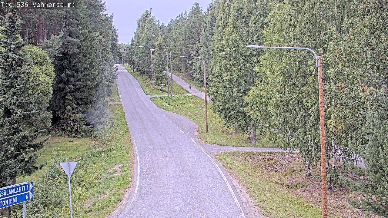 Weather Camera Image Road 536 Kuopio, Vehmersalmi, Kuopio, Pohjois-Savo