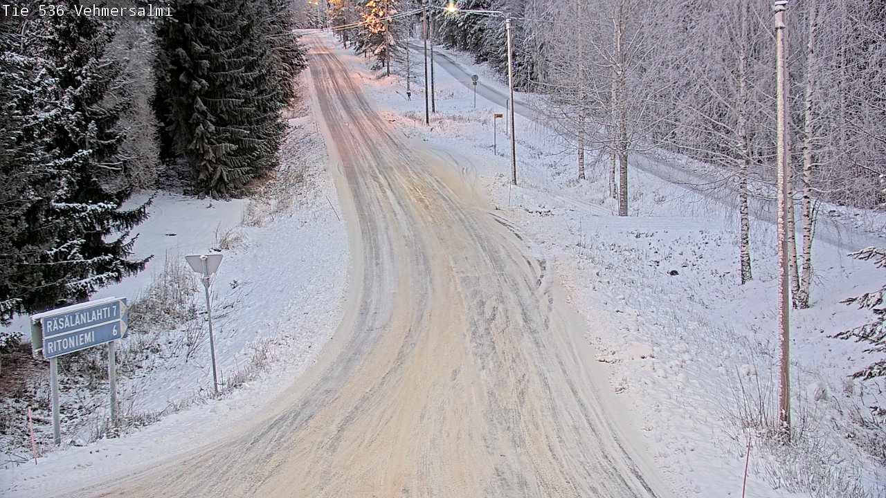 Kelikamerat Kuva Tie 536 Kuopio, Vehmersalmi, Kuopio, Pohjois-Savo