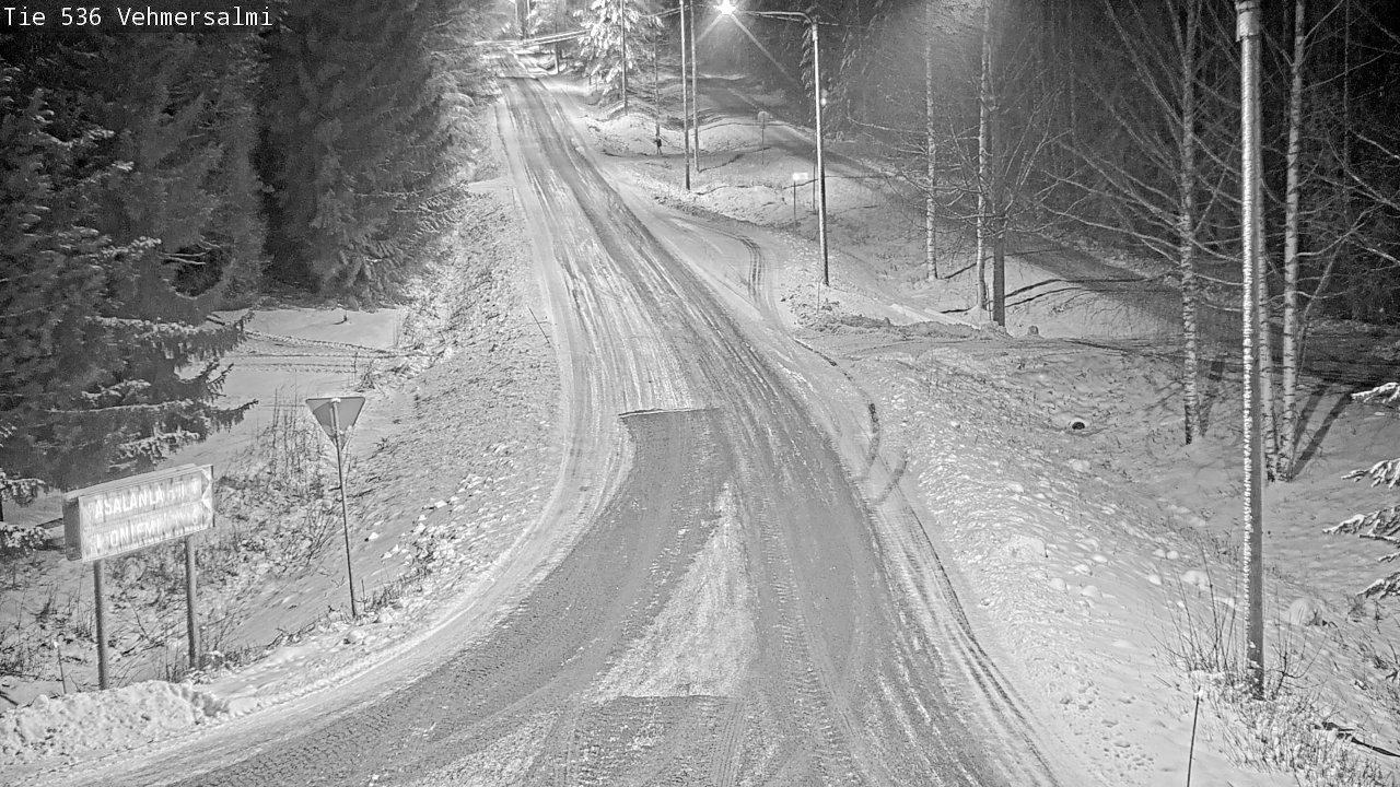 Weather Camera Image Road 536 Kuopio, Vehmersalmi, Kuopio, Pohjois-Savo