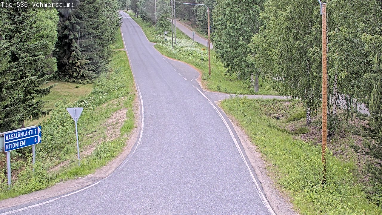 Kelikamerat Kuva Tie 536 Kuopio, Vehmersalmi, Kuopio, Pohjois-Savo