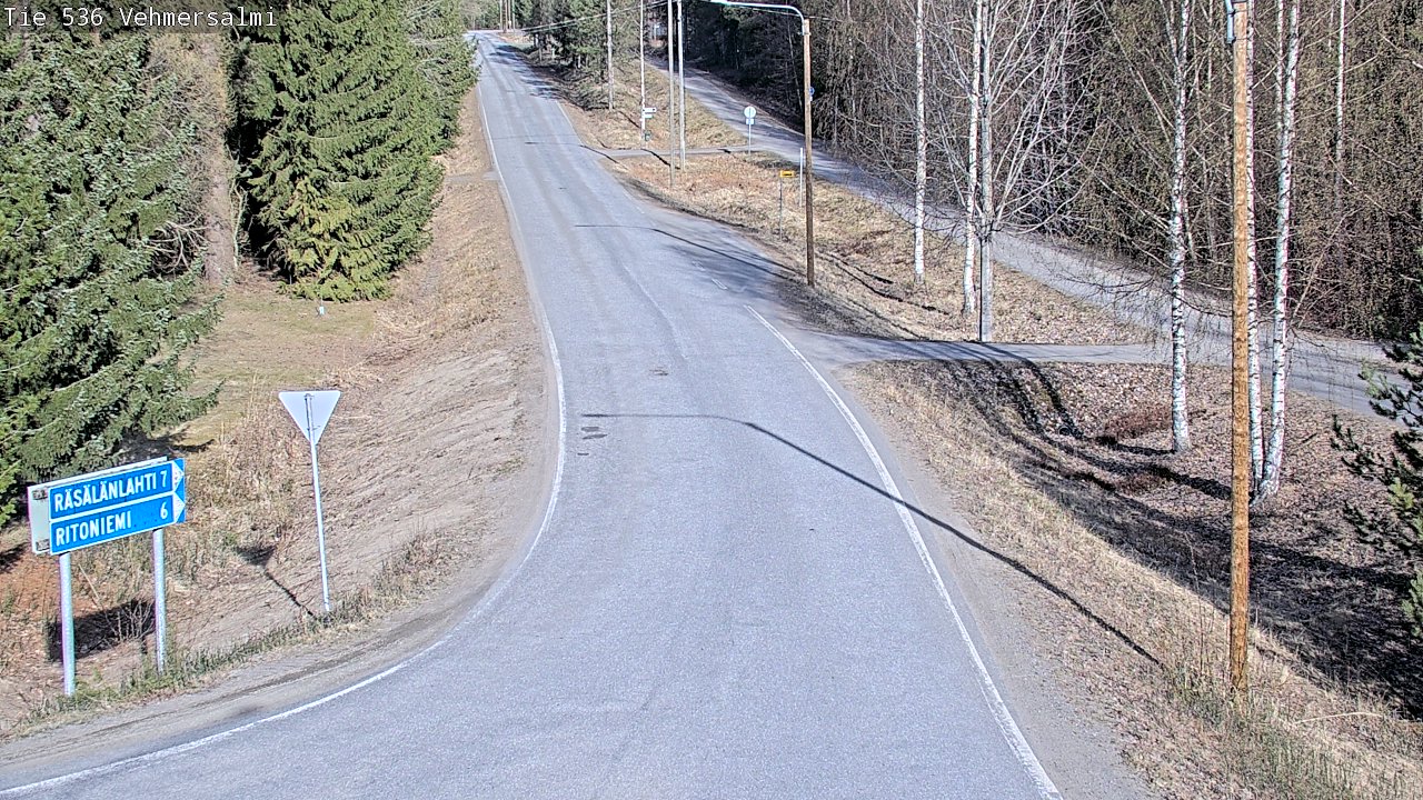 Kelikamerat Kuva Tie 536 Kuopio, Vehmersalmi, Kuopio, Pohjois-Savo