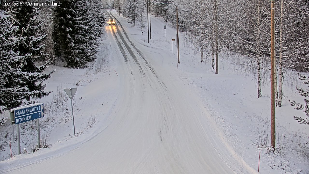 Weather Camera Image Road 536 Kuopio, Vehmersalmi, Kuopio, Pohjois-Savo