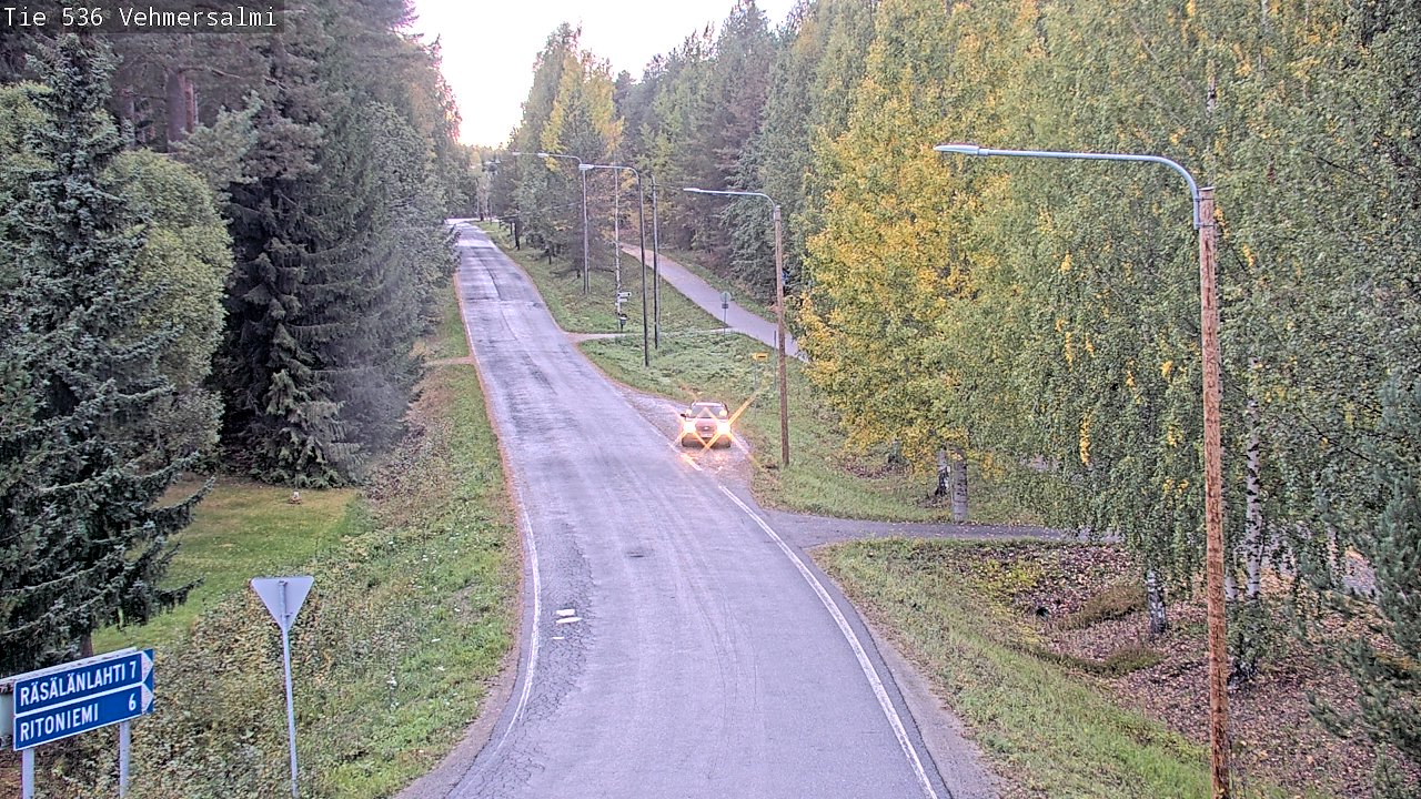 Weather Camera Image Road 536 Kuopio, Vehmersalmi, Kuopio, Pohjois-Savo