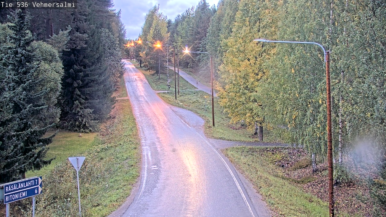 Weather Camera Image Road 536 Kuopio, Vehmersalmi, Kuopio, Pohjois-Savo