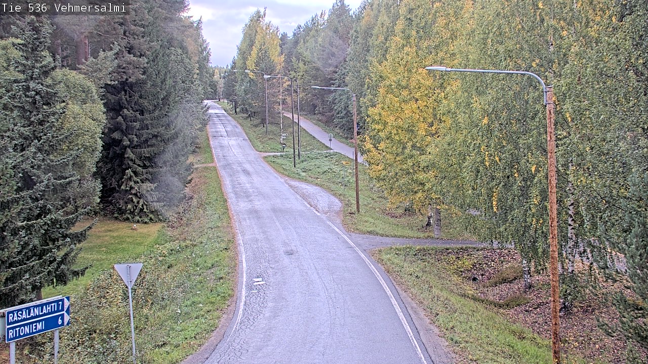 Weather Camera Image Road 536 Kuopio, Vehmersalmi, Kuopio, Pohjois-Savo