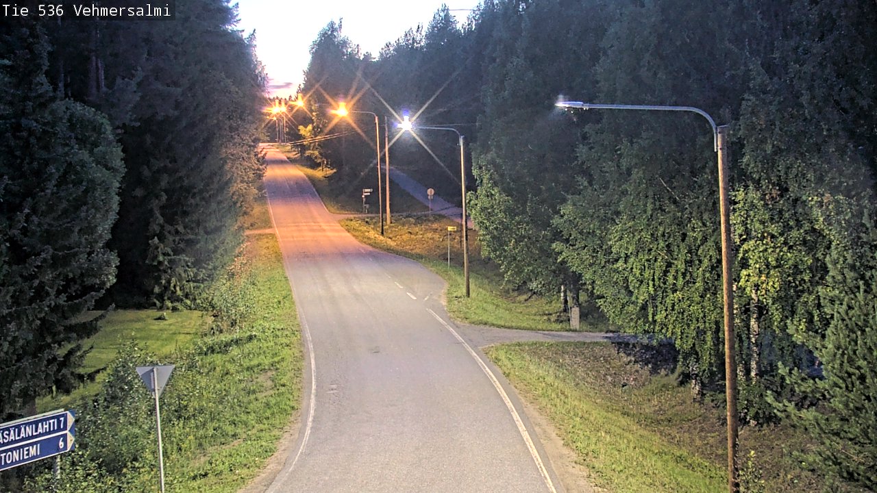 Kelikamerat Kuva Tie 536 Kuopio, Vehmersalmi, Kuopio, Pohjois-Savo
