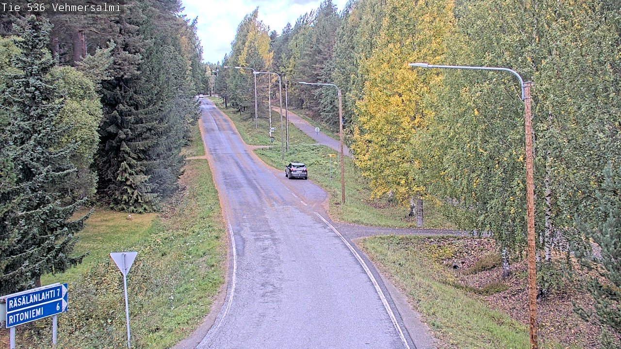 Weather Camera Image Road 536 Kuopio, Vehmersalmi, Kuopio, Pohjois-Savo