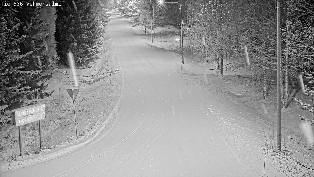 Kelikamerat Kuva Tie 536 Kuopio, Vehmersalmi, Kuopio, Pohjois-Savo