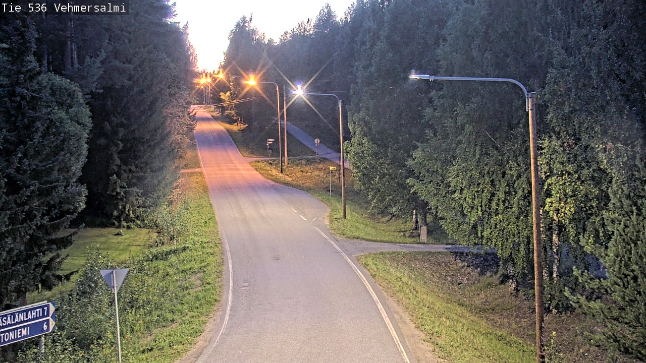 Kelikamerat Kuva Tie 536 Kuopio, Vehmersalmi, Kuopio, Pohjois-Savo