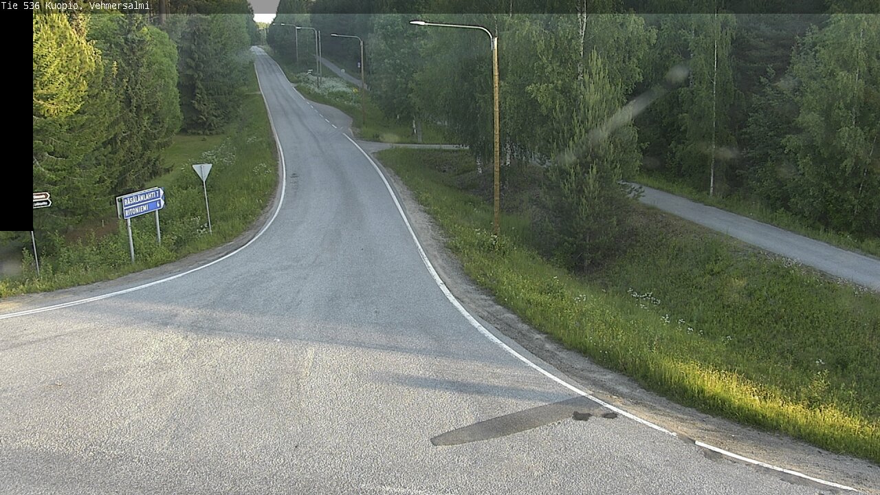Kelikamerat Kuva Tie 536 Kuopio, Vehmersalmi, Kuopio, Pohjois-Savo
