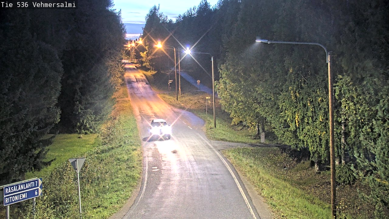 Weather Camera Image Road 536 Kuopio, Vehmersalmi, Kuopio, Pohjois-Savo