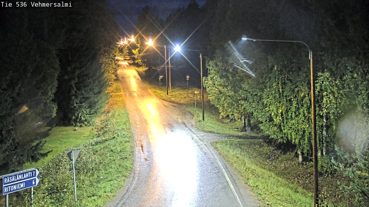 Weather Camera Image Road 536 Kuopio, Vehmersalmi, Kuopio, Pohjois-Savo
