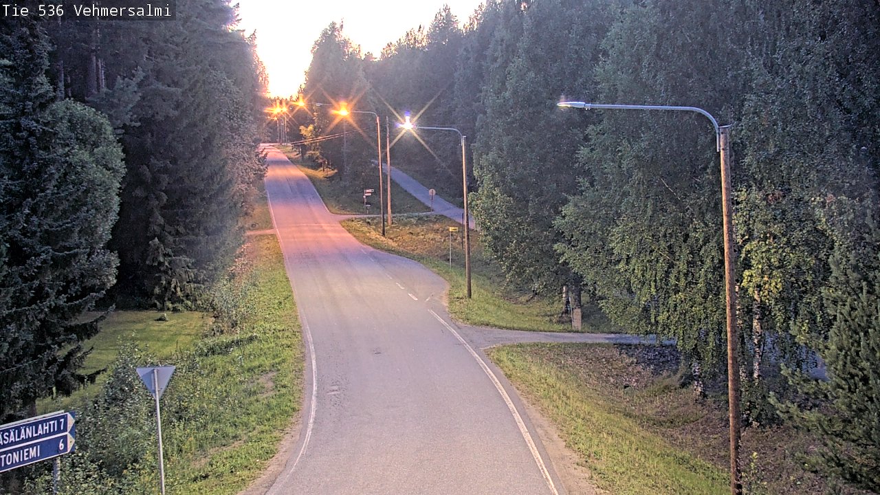 Kelikamerat Kuva Tie 536 Kuopio, Vehmersalmi, Kuopio, Pohjois-Savo