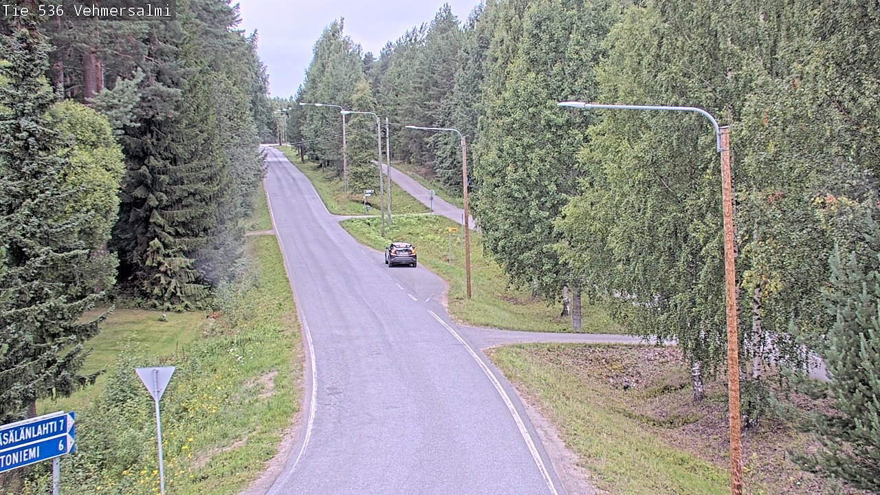 Weather Camera Image Road 536 Kuopio, Vehmersalmi, Kuopio, Pohjois-Savo