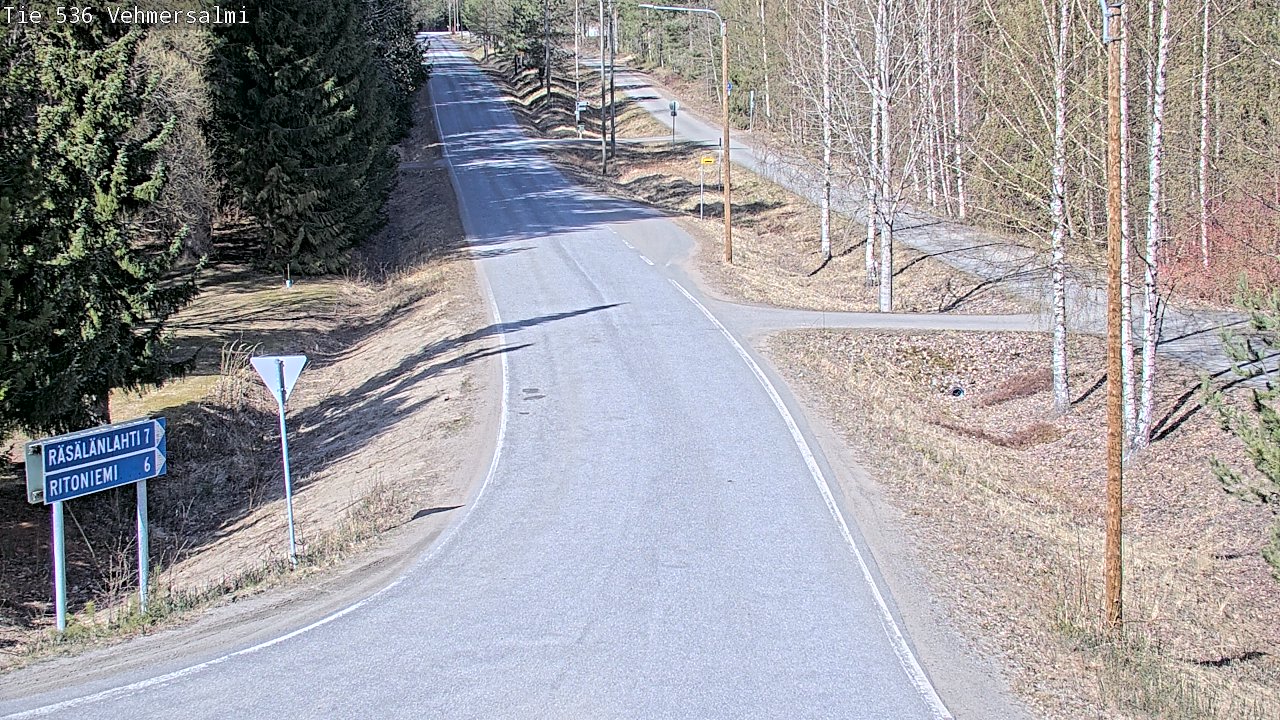 Kelikamerat Kuva Tie 536 Kuopio, Vehmersalmi, Kuopio, Pohjois-Savo