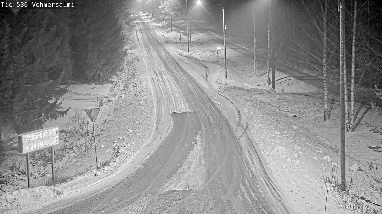 Weather Camera Image Road 536 Kuopio, Vehmersalmi, Kuopio, Pohjois-Savo