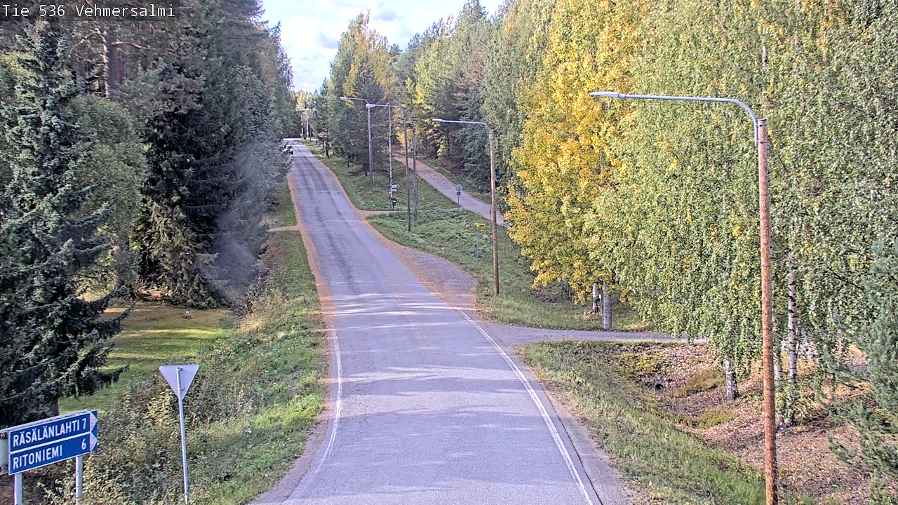 Weather Camera Image Road 536 Kuopio, Vehmersalmi, Kuopio, Pohjois-Savo