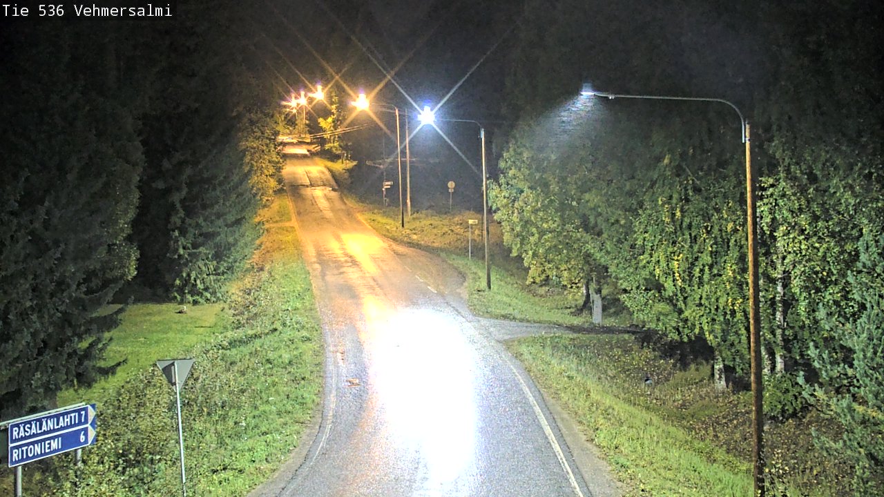 Weather Camera Image Road 536 Kuopio, Vehmersalmi, Kuopio, Pohjois-Savo