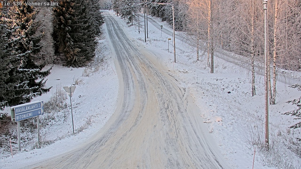 Kelikamerat Kuva Tie 536 Kuopio, Vehmersalmi, Kuopio, Pohjois-Savo