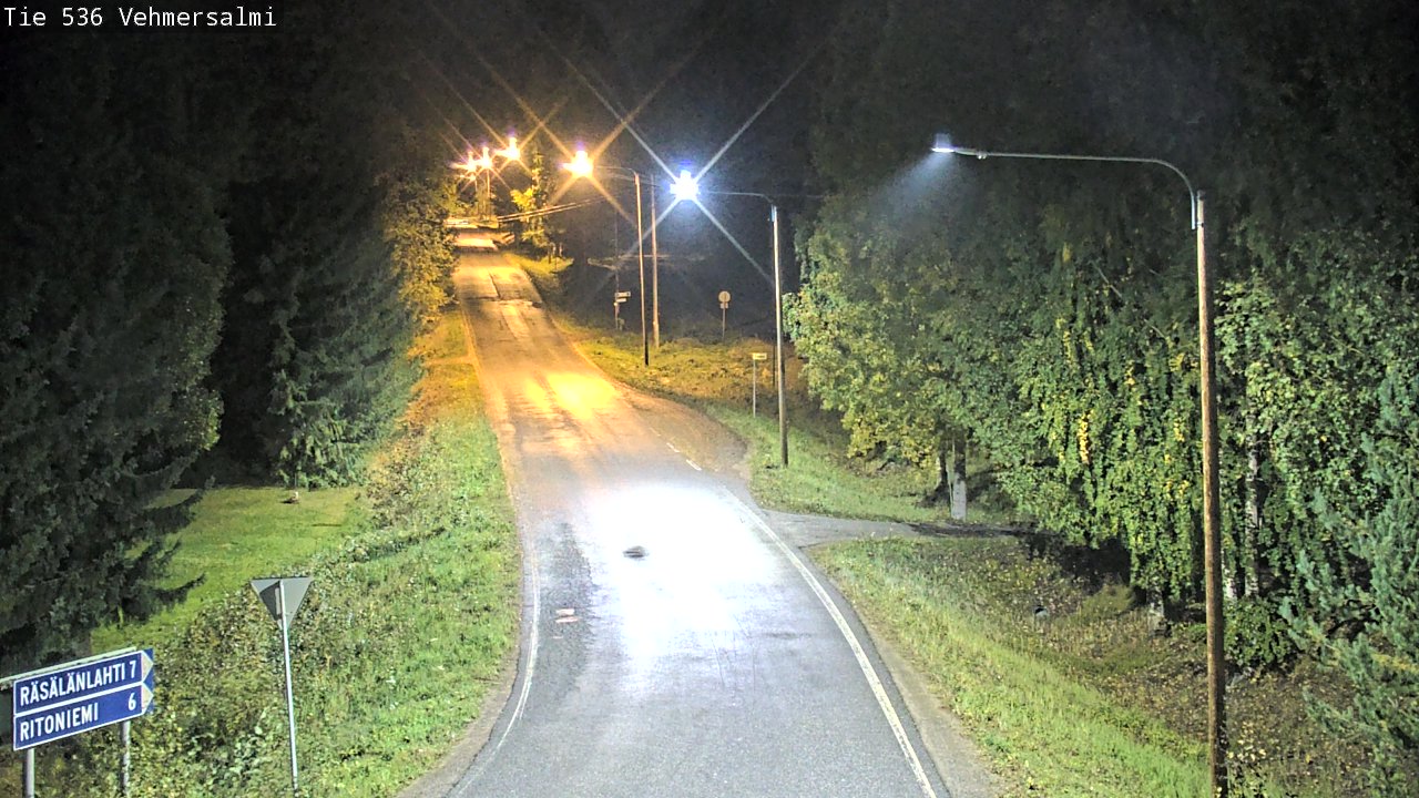 Weather Camera Image Road 536 Kuopio, Vehmersalmi, Kuopio, Pohjois-Savo