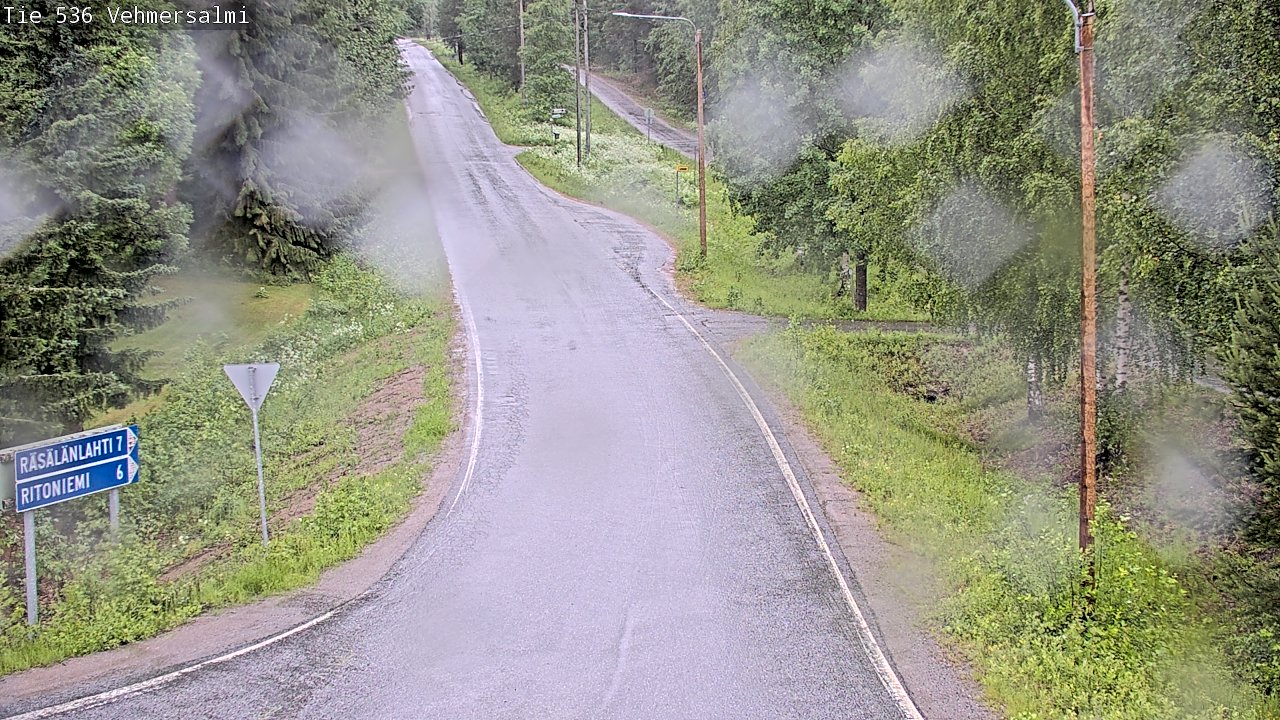 Kelikamerat Kuva Tie 536 Kuopio, Vehmersalmi, Kuopio, Pohjois-Savo