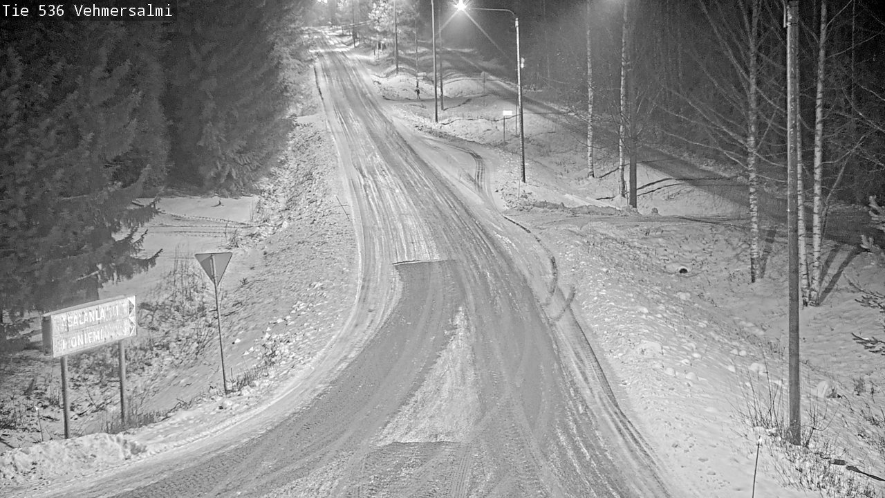 Weather Camera Image Road 536 Kuopio, Vehmersalmi, Kuopio, Pohjois-Savo