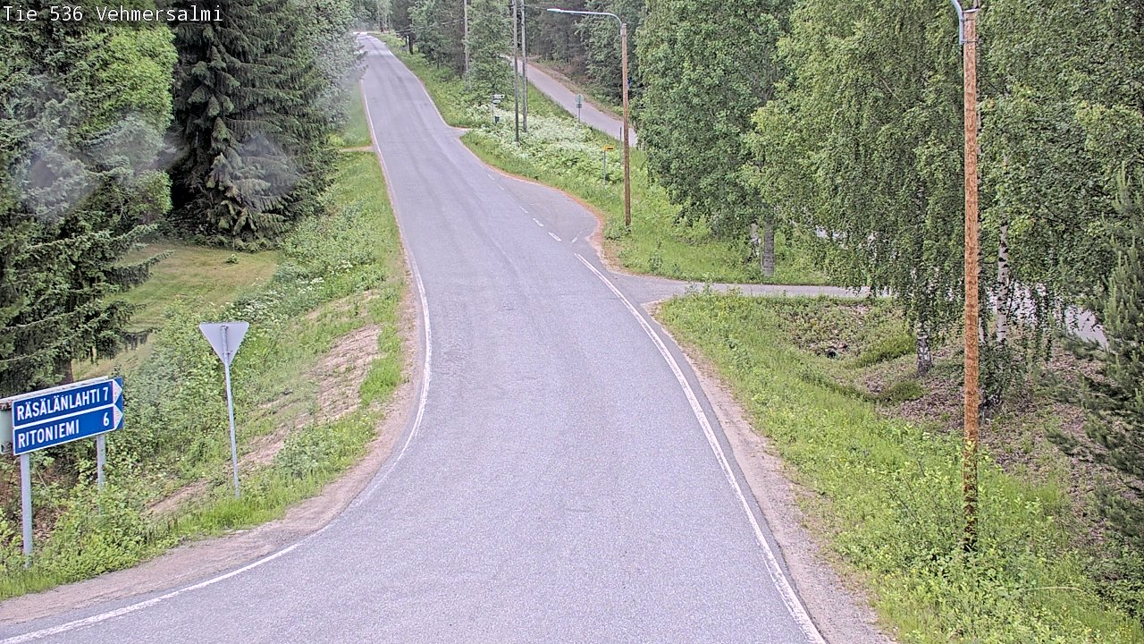 Kelikamerat Kuva Tie 536 Kuopio, Vehmersalmi, Kuopio, Pohjois-Savo