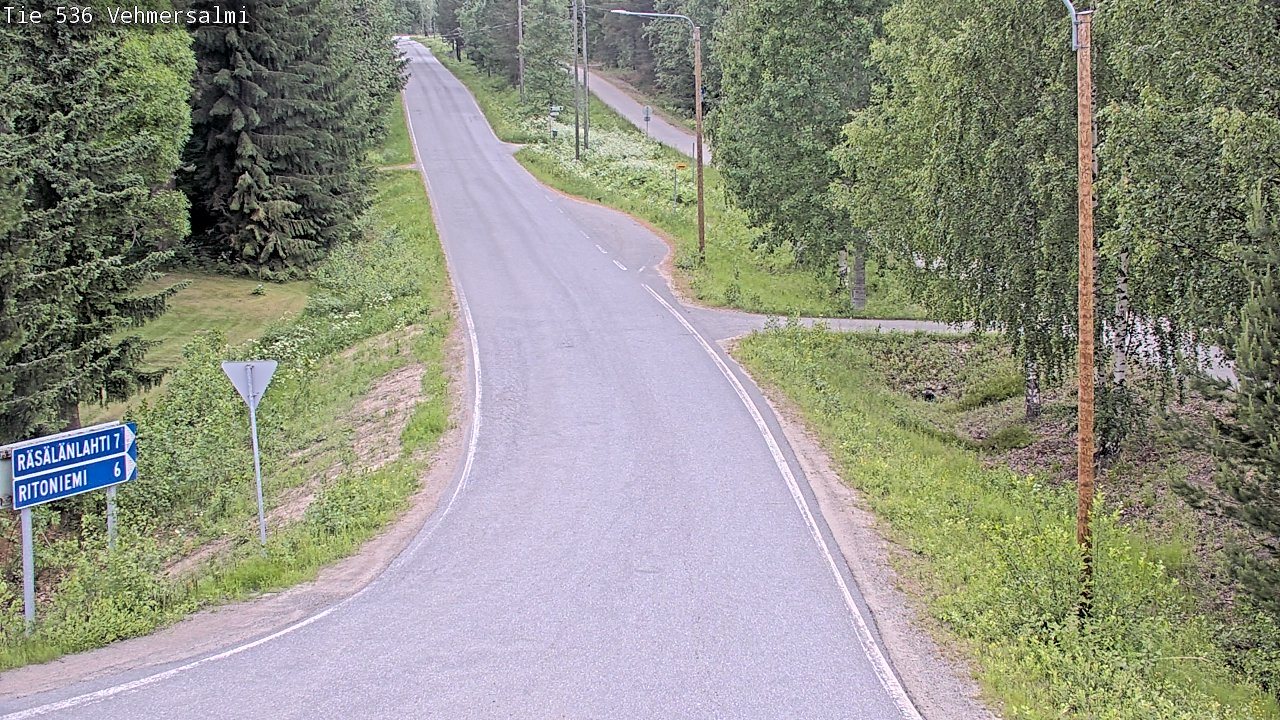 Kelikamerat Kuva Tie 536 Kuopio, Vehmersalmi, Kuopio, Pohjois-Savo